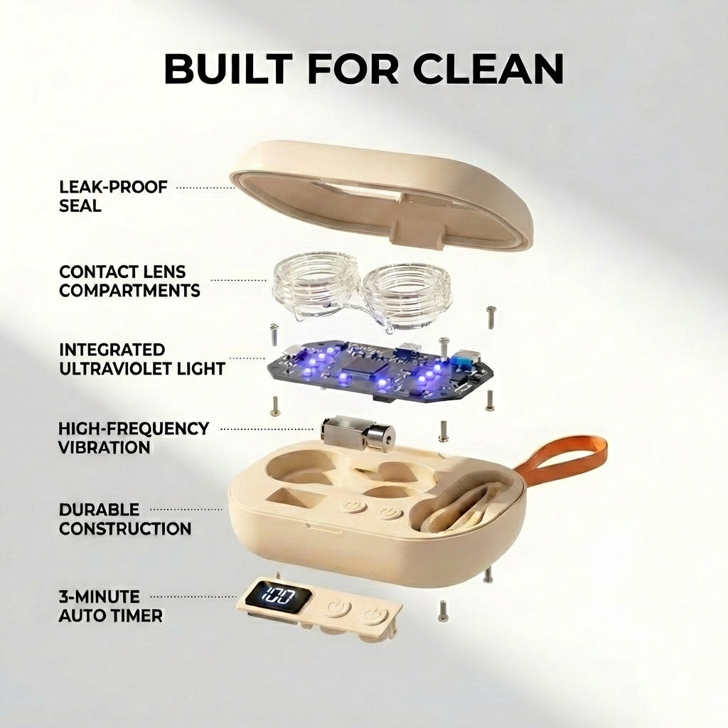 Oxyvera™ Ultrasonic Contact Lens Cleaner